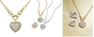 EFFY Collection D'Oro by EFFY&reg; Diamond Pav&eacute; Diamond Heart Pendant (3/4 ct. t.w.) in 14k Gold or 14k Rose Gold